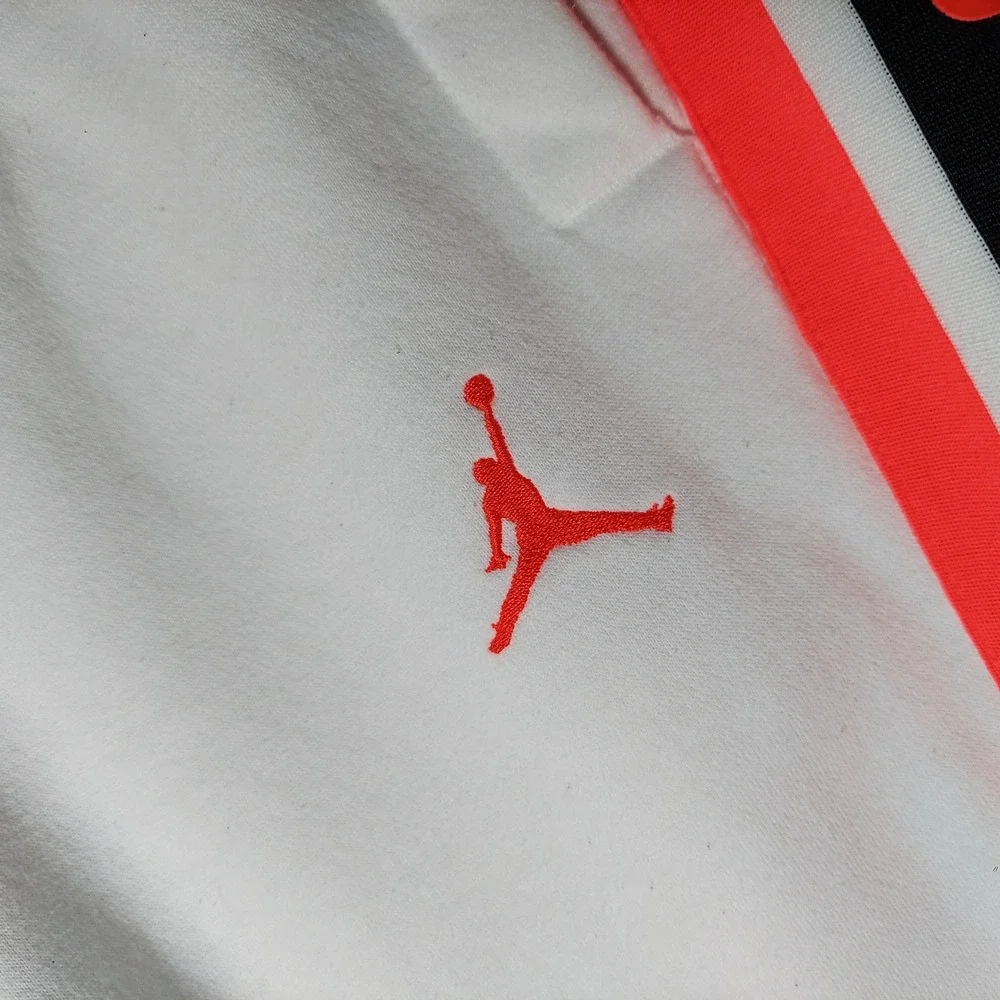 Nike Air Jordan Gradient Fleece Pants L Side Stripe Logo Drawstring Pockets